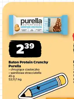 Netto Baton Protein Crunchy chrupiące ciasteczko Purella oferta