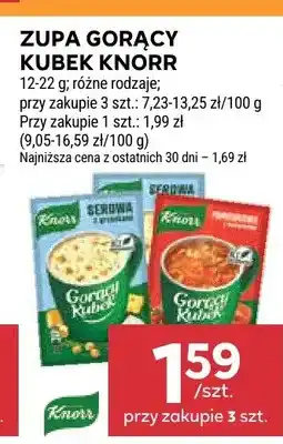 Stokrotka Zupa Gorący Kubek Knorr serowa z grzankami oferta