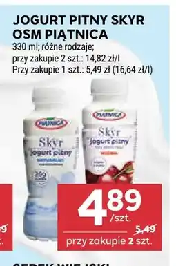 Stokrotka Jogurt pitny Skyr Piątnica oferta