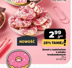 Netto Donut z nadzieniem o smaku truskawkowym oferta