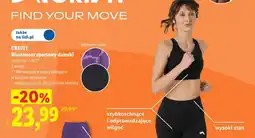 Lidl Biustonosz sportowy Crivit oferta