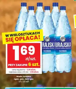EMMA market Woda mineralna lekko gazowana Jurajska oferta