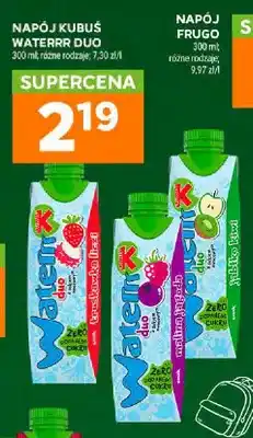 Stokrotka Napój Kubuś Waterrr Duo truskawka liczi oferta