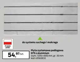 Leroy Merlin Płyta systemowa podłogowa EPS z aluminium oferta