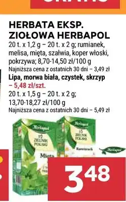 Stokrotka Herbata ekspresowa ziołowa Herbapol rumianek oferta