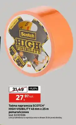 Leroy Merlin Taśma naprawcza Scotch High Visibility 48 mm x 25 m pomarańczowa oferta