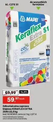 Leroy Merlin Odkształcalna zaprawa klejowa Keraflex Extra Zero Mapei oferta