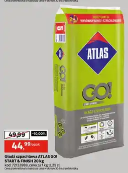 Leroy Merlin Gładź szpachlowa Atlas GO! Start & Finish oferta