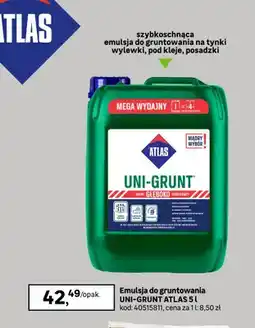 Leroy Merlin Emulsja do gruntowania Atlas Uni-Grunt oferta