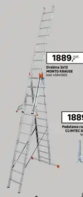 Leroy Merlin Drabina 3x12 Monto Krause oferta