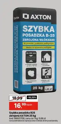 Leroy Merlin Szybka posadzka B25 zbrojona Axton oferta