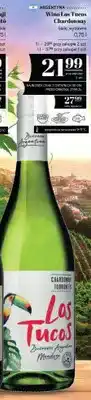 Polomarket Wino białe Los Tucos Chardonnay wytrawne oferta