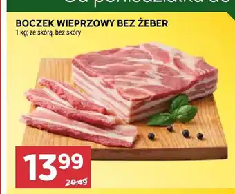 Stokrotka Boczek wieprzowy bez żeber ze skórą oferta