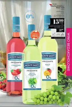 Polomarket Wino bezalkoholowe Monte Santi Frizzante Strawberry słodkie oferta