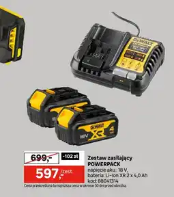 Leroy Merlin Zestaw zasilający DeWalt Powerpack oferta