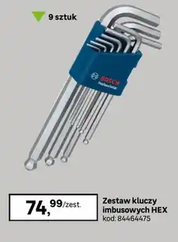 Leroy Merlin Zestaw kluczy imbusowych Hex Bosch Professional oferta