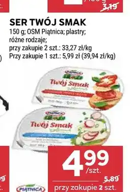 Stokrotka Ser w plastrach Twój Smak OSM Piątnica oferta