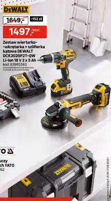 Leroy Merlin Zestaw wiertarko-wkrętarka + szlifierka kątowa Dewalt DCK2020P2T-QW oferta