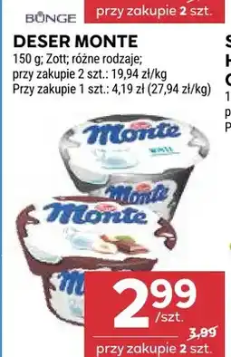 Stokrotka Deser Monte Zott oferta