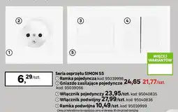 Leroy Merlin Ramka pojedyncza Simon 55 oferta