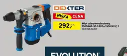 Leroy Merlin Młot udarowo-obrotowy Dexter 1500RH2-50,5 SDS+ 1500W 5,1J oferta