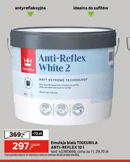 Leroy Merlin Emulsja biała Tikkurila Anti-Reflex oferta