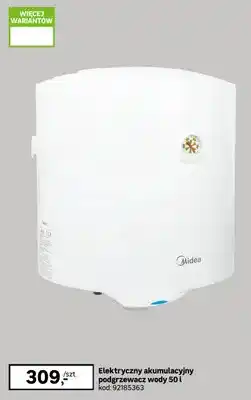 Leroy Merlin Elektryczny akumulacyjny podgrzewacz wody Midea oferta