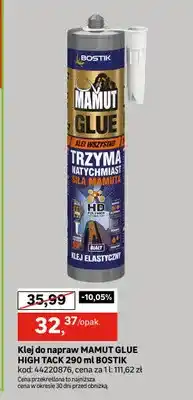 Leroy Merlin Klej do napraw Bostik Mamut Glue High Tack oferta