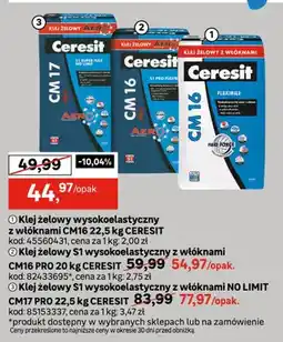 Leroy Merlin Klej żelowy wysokoelastyczny z włóknami Ceresit oferta
