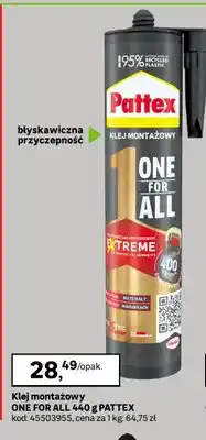 Leroy Merlin Klej montażowy One For All Pattex oferta
