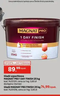 Leroy Merlin Gładź szpachlowa Magnat Pro 1 Day Finish oferta