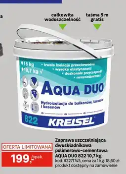 Leroy Merlin Zaprawa uszczelniająca dwuskładnikowa polimerowo-cementowa Kreisel Aqua Duo oferta