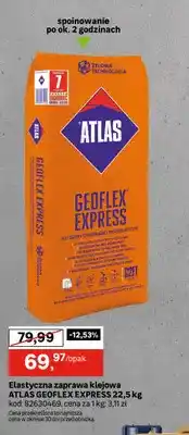 Leroy Merlin Elastyczna zaprawa klejowa Atlas Geoflex Express oferta