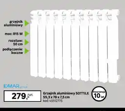 Leroy Merlin Grzejnik aluminiowy Idmar Group Sottile oferta