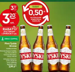 Żabka Piwo Tyskie oferta