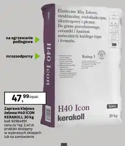Leroy Merlin Zaprawa klejowa żelowa H40 Icon Kerakoll oferta