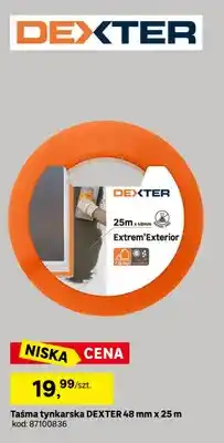 Leroy Merlin Taśma tynkarska Dexter 48 mm x 25 m oferta