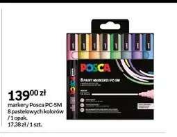 Empik Markery Posca PC-5 m 8 pastelowych kolorów oferta