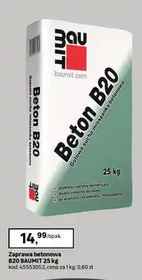 Leroy Merlin Zaprawa betonowa B20 Baumit oferta