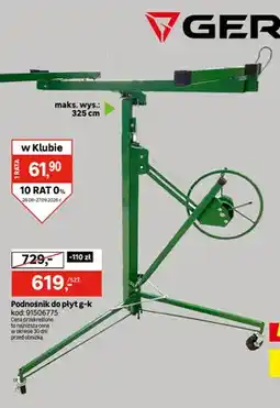 Leroy Merlin Podnośnik do płyt g-k oferta