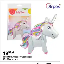 Empik Balon foliowy stojący Jednorożec Arpex 70x72 cm oferta