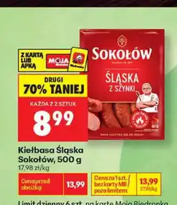 Biedronka Kiełbasa Śląska Sokołów oferta