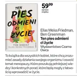 Empik Książka Ten pies odmieni ci życie Elias Weiss Friedman Ben Greenman oferta