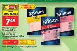Biedronka Filet gotowany z kurczaka Krakus oferta