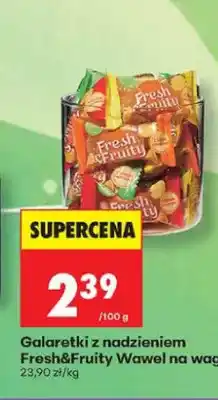 Biedronka Galaretki z nadzieniem Fresh & Fruity Wawel na wagę oferta