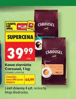 Biedronka Kawa ziarnista Carousel Daily Cup Classic oferta