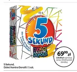Empik Gra planszowa Trefl 5 Sekund Dzieci kontra Dorośli oferta