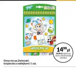 Empik Książeczka z naklejkami Totum Dress me up: Zwierzaki oferta