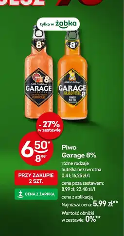 Żabka Piwo Garage oferta