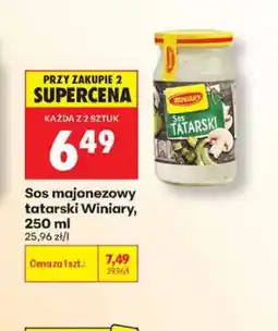 Biedronka Sos majonezowy tatarski Winiary oferta